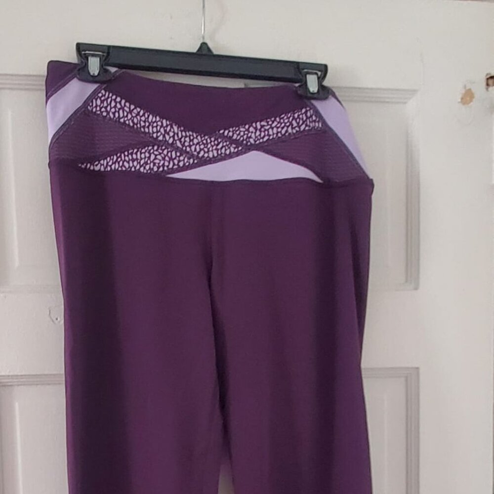 Lululemon Groove Pant III Deep Zinfandel/Lilac/Miss Mosaic Purple Size 10